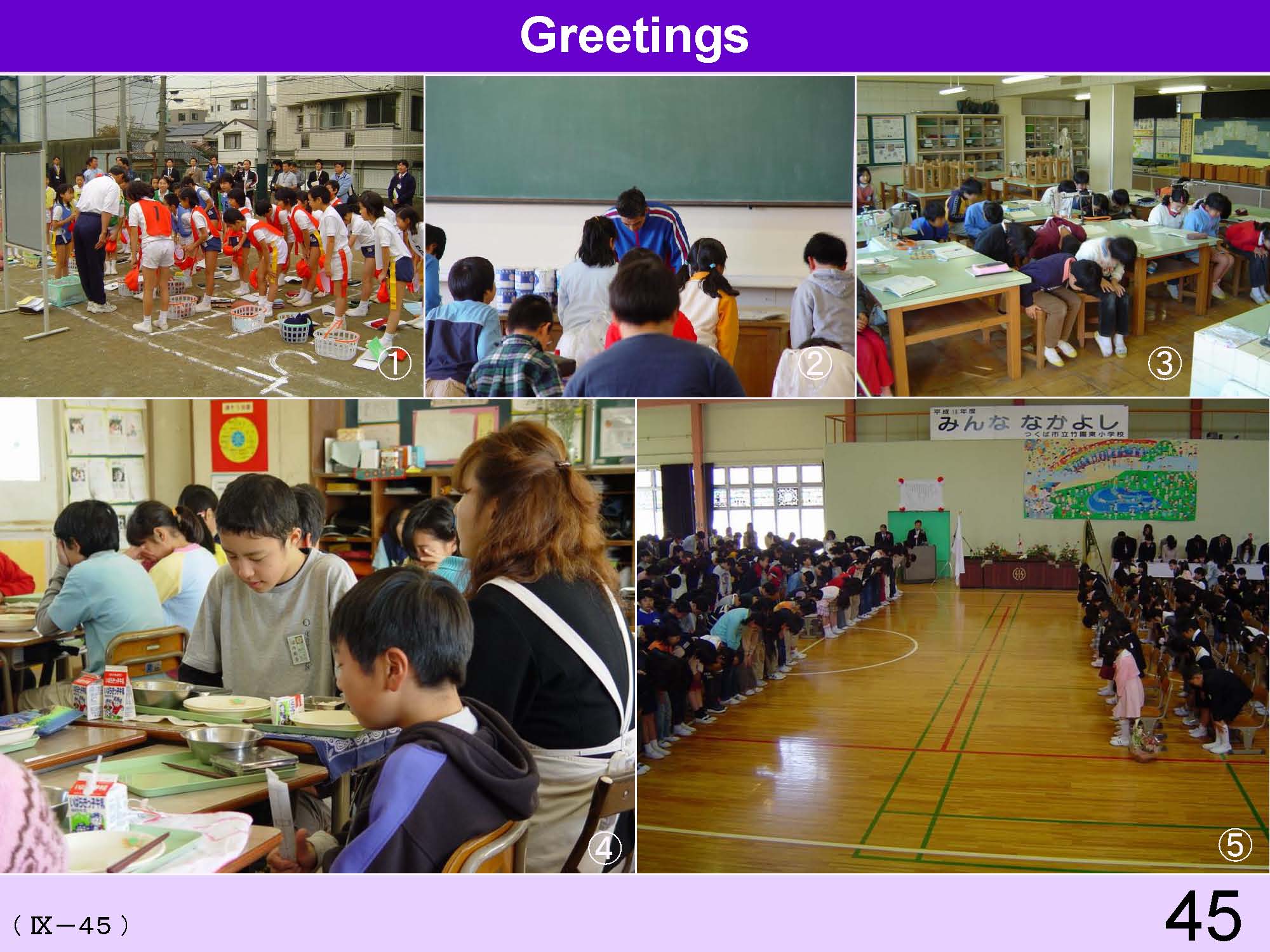 IX Japanese School life and Culture