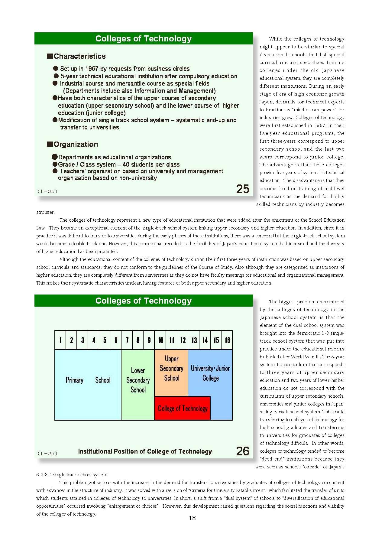  1 Outline of Japanese School System