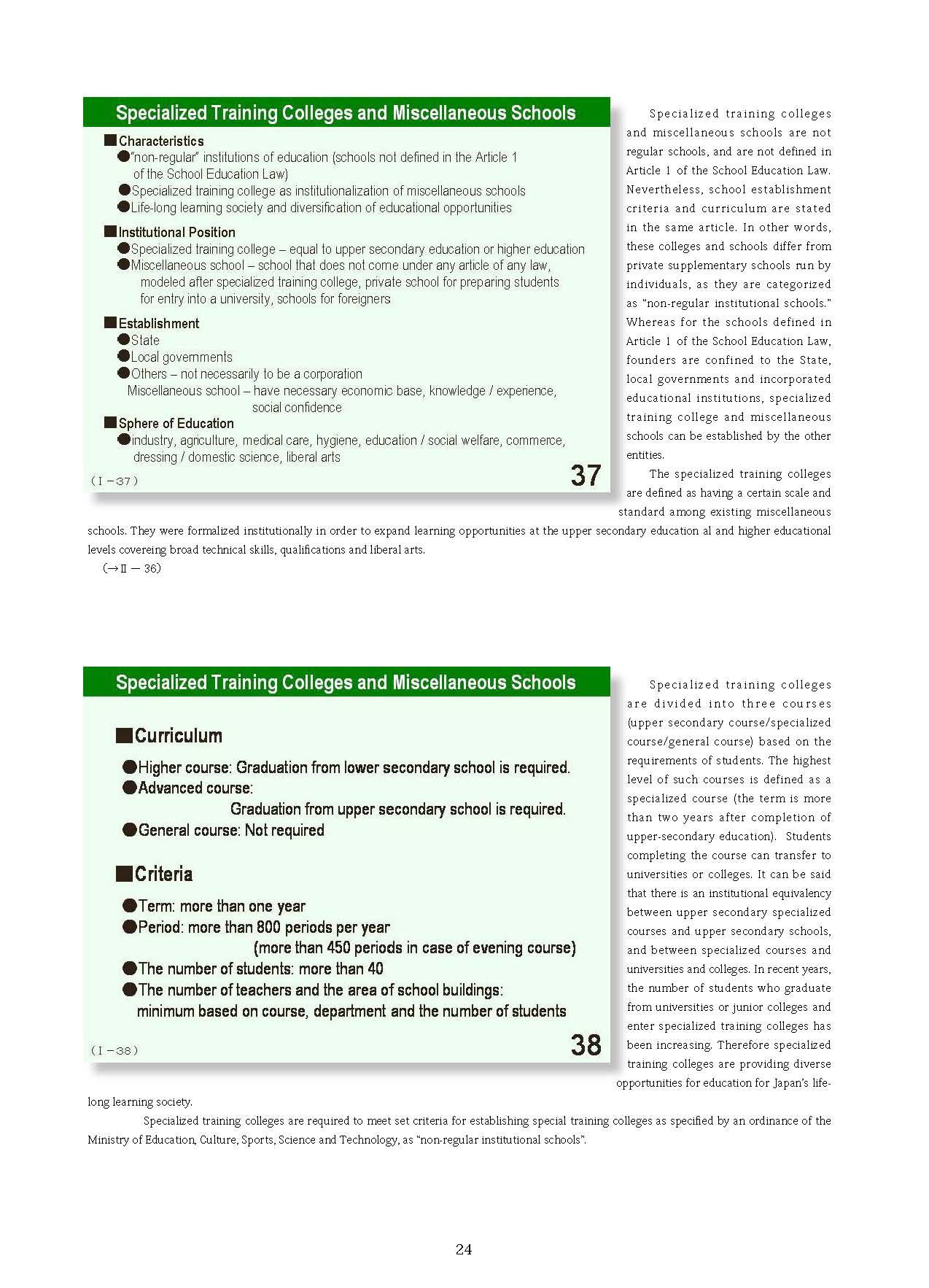  1 Outline of Japanese School System