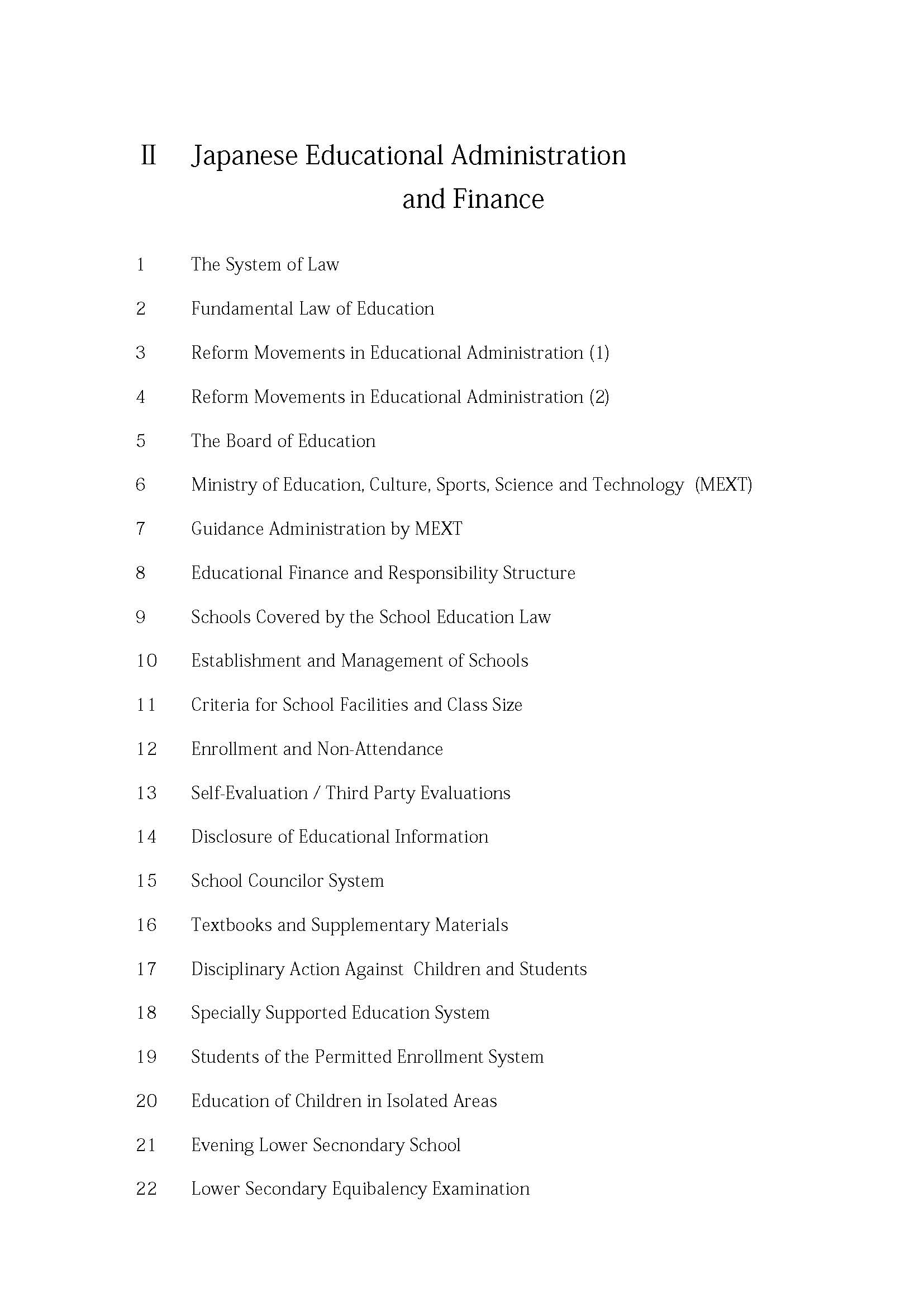  2. Japanese Educational Administration and Finance