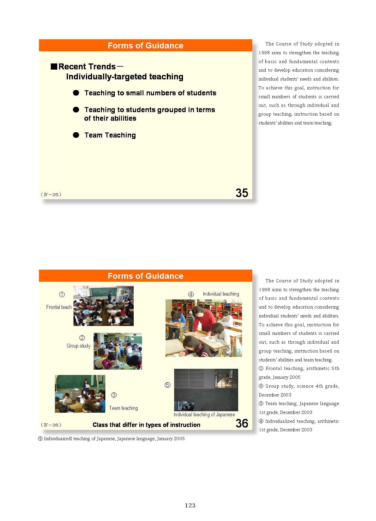  4. Organization and Implementation of Curriculum