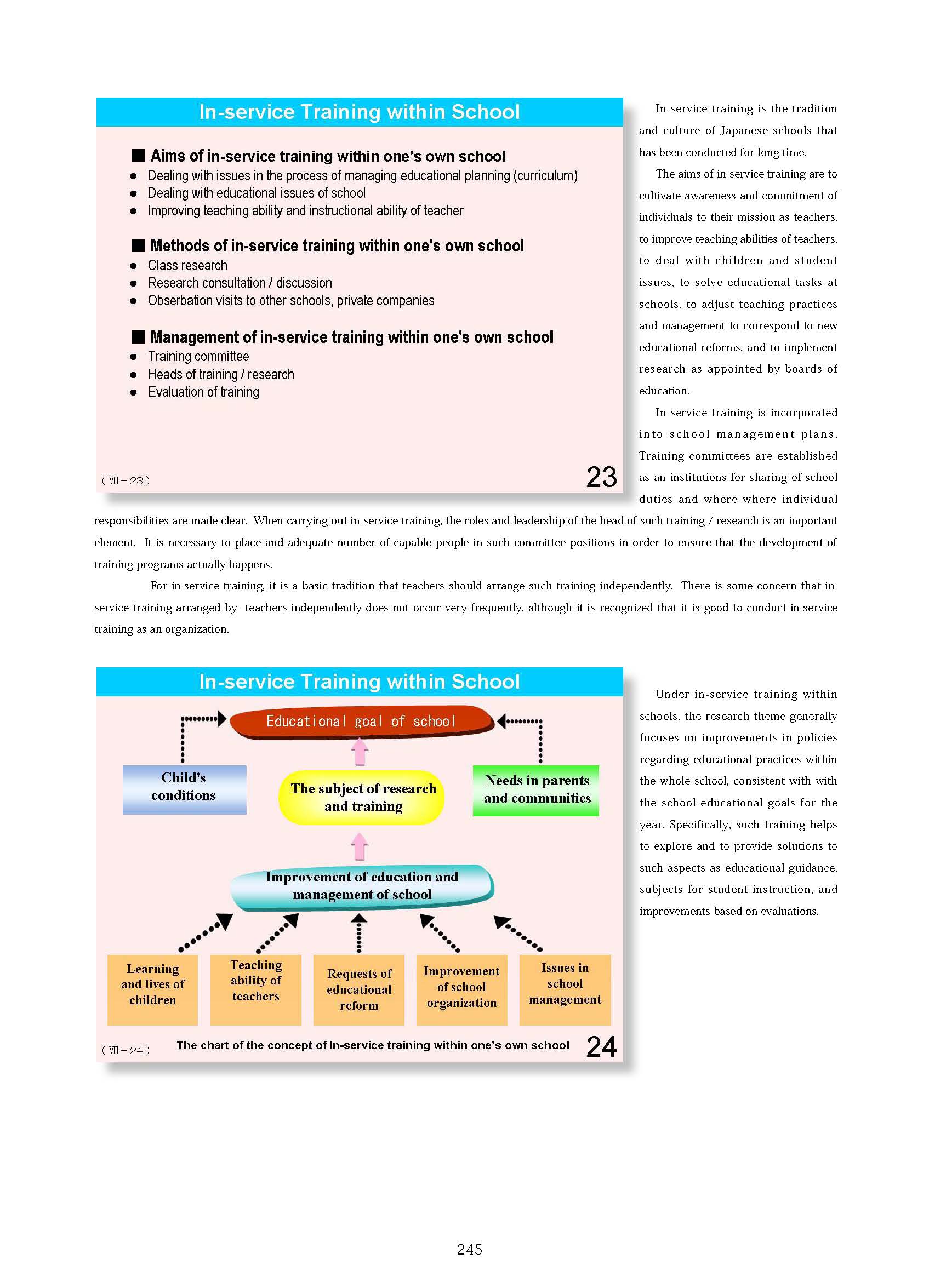  8. Teacher's Qualifications / Training