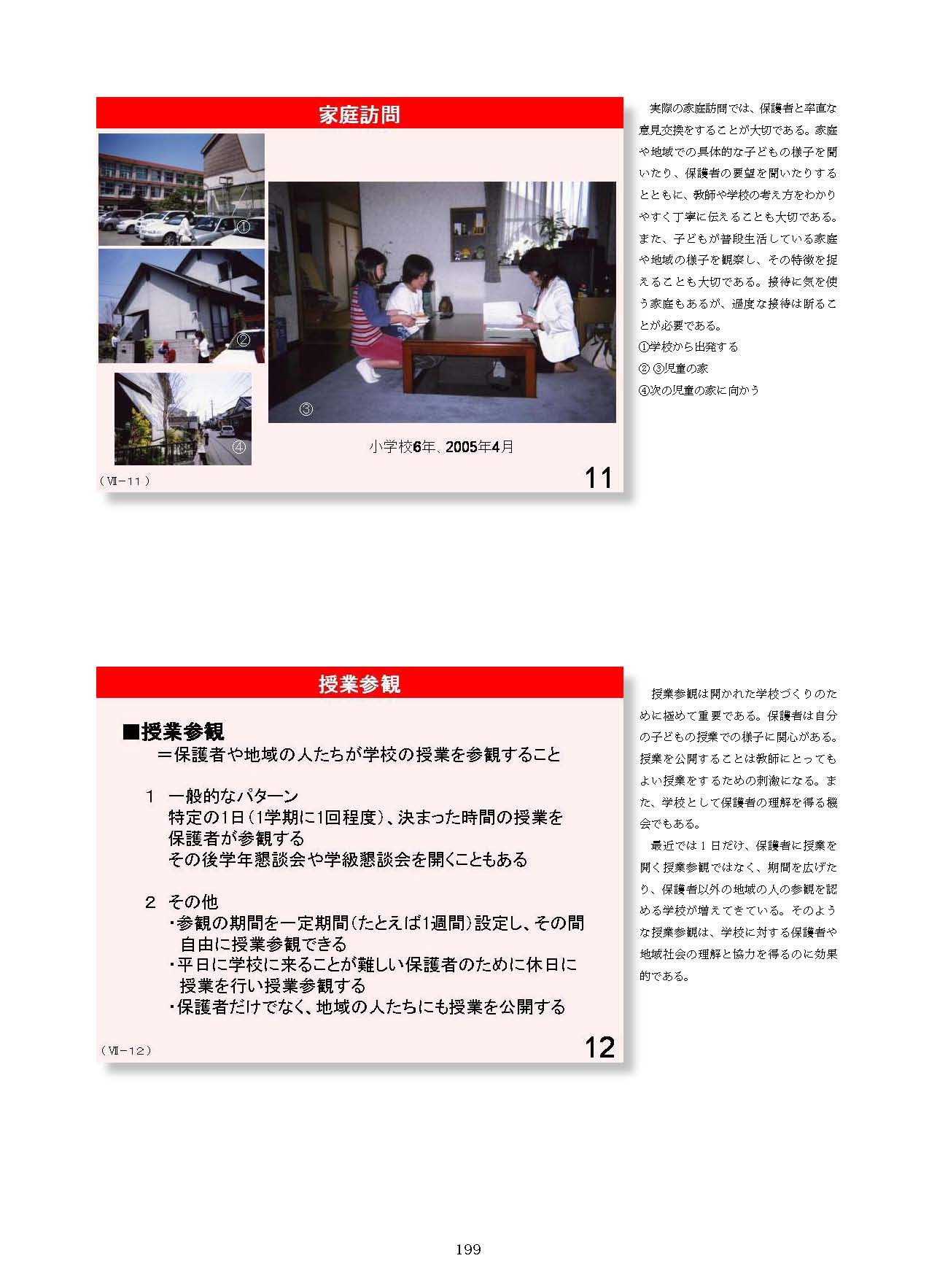 Ⅶ　学校と地域・保護者との連携