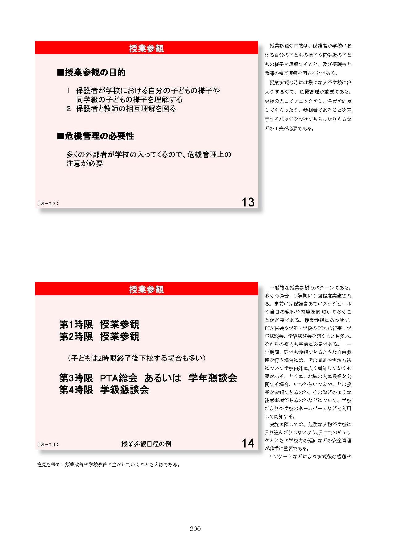 Ⅶ　学校と地域・保護者との連携