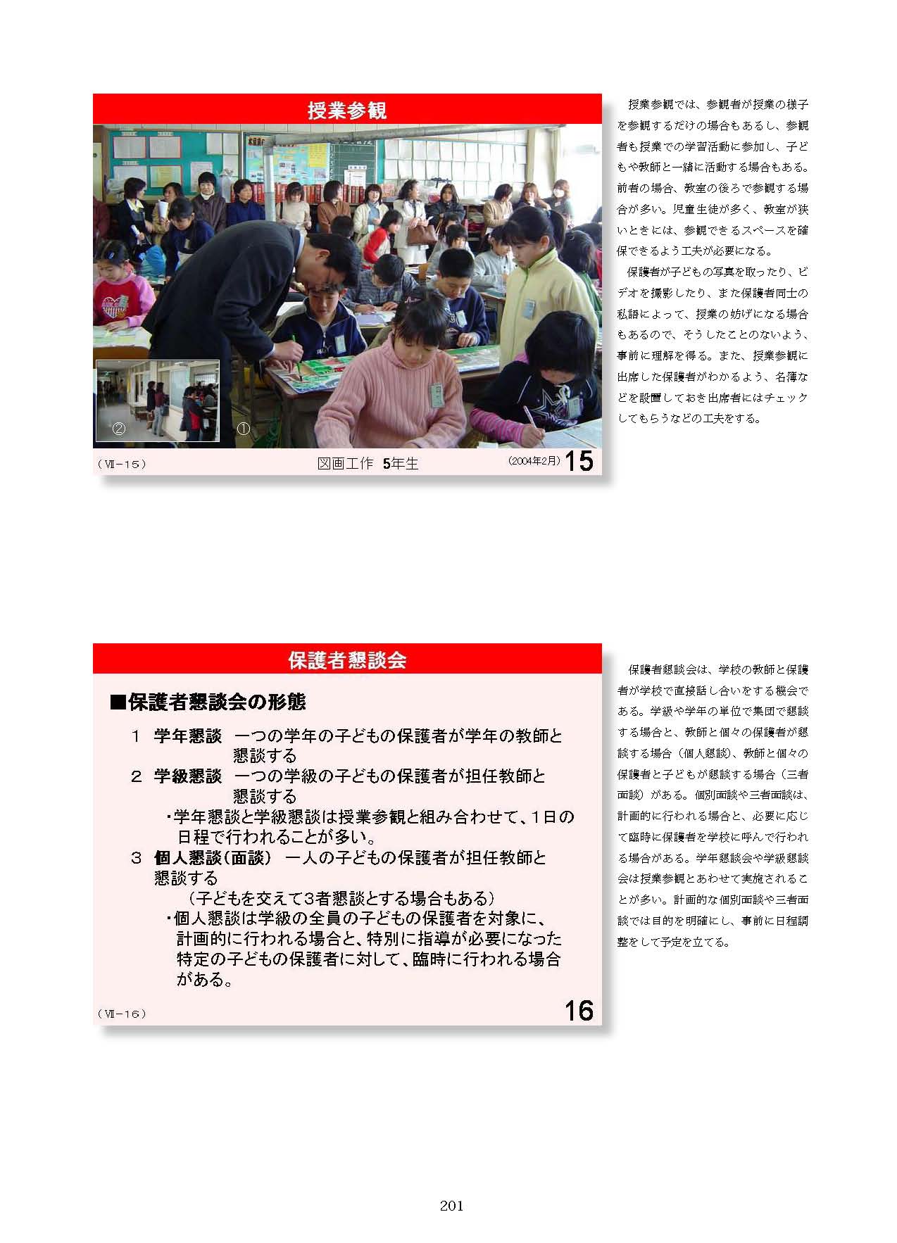 Ⅶ　学校と地域・保護者との連携