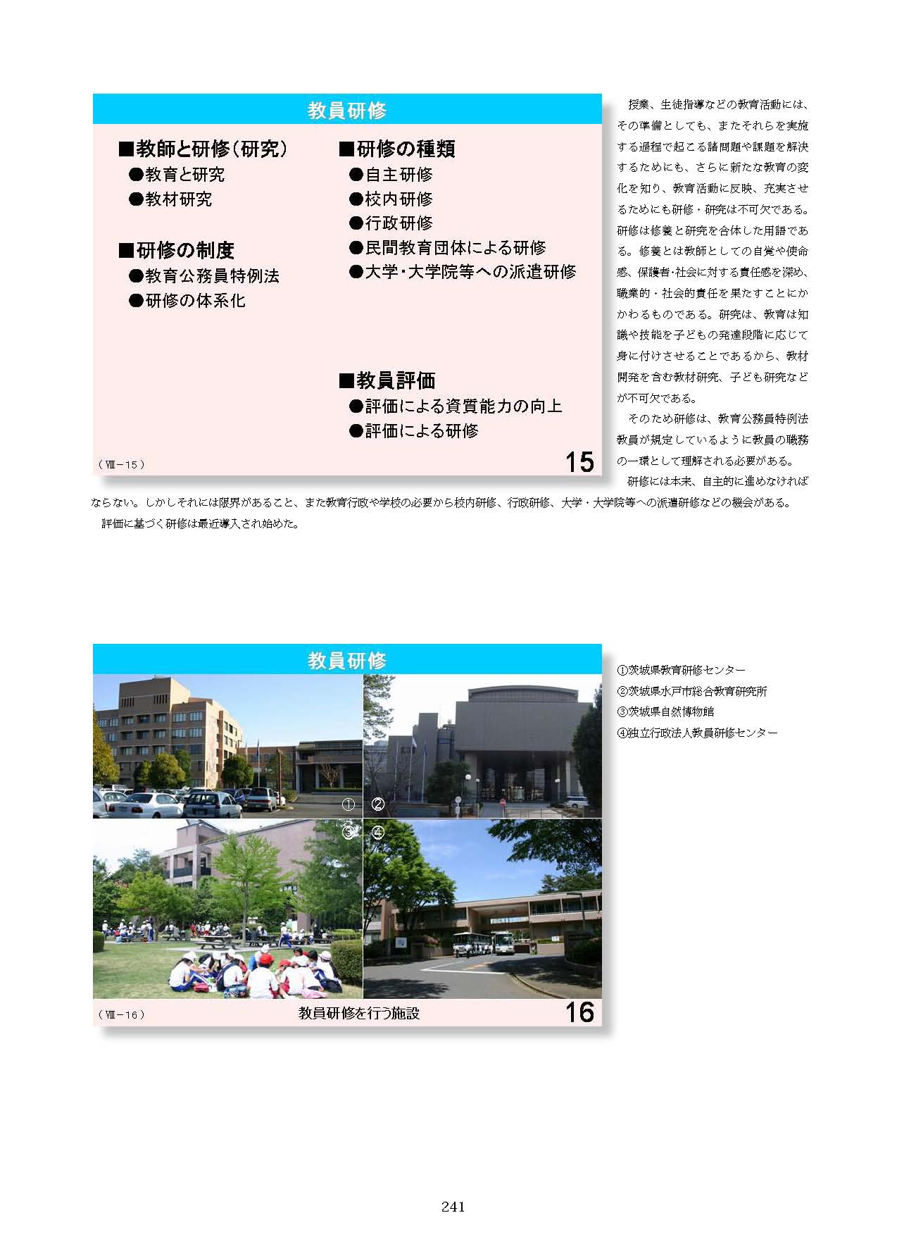 Ⅷ　教員資格・養成・任用・研修