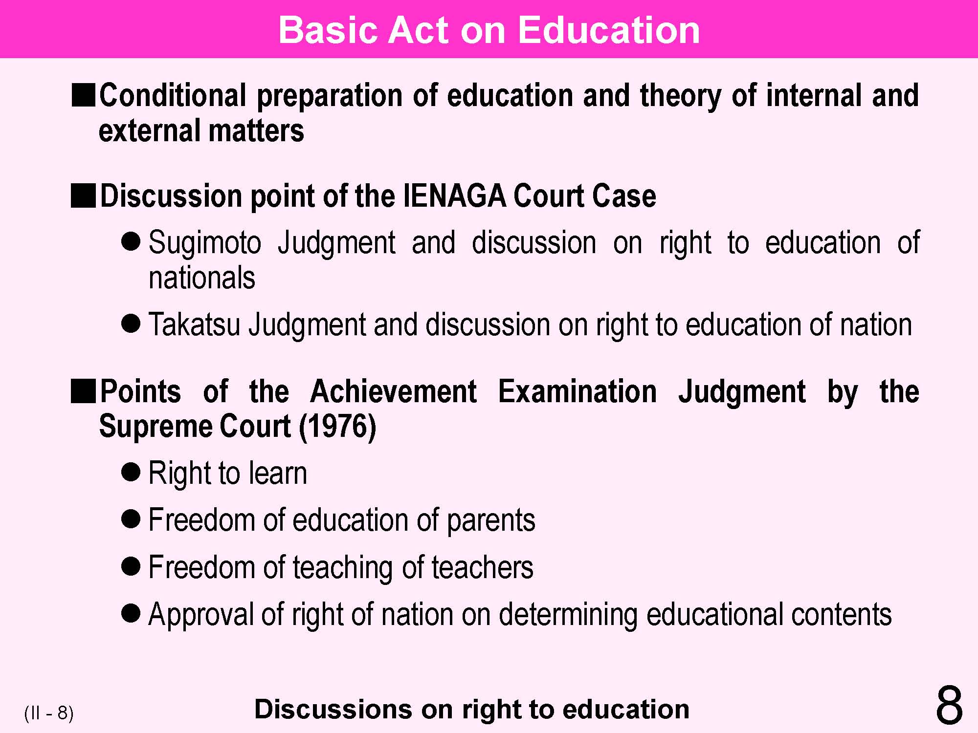 II Japanese Educational Administration and Finance