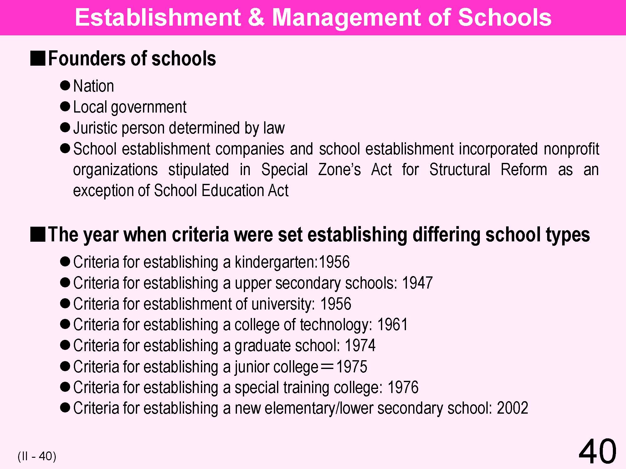 II Japanese Educational Administration and Finance