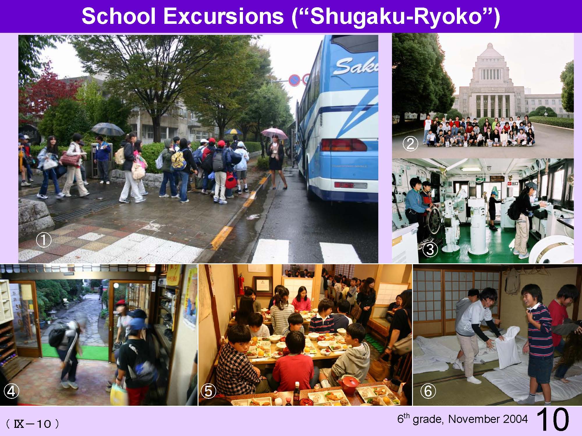 IX Japanese School Life and Culture