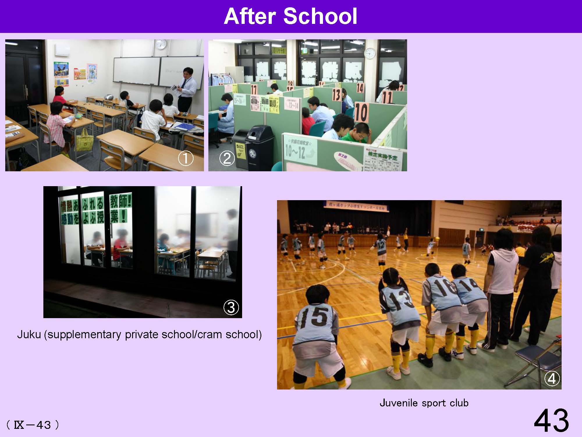 IX Japanese School Life and Culture