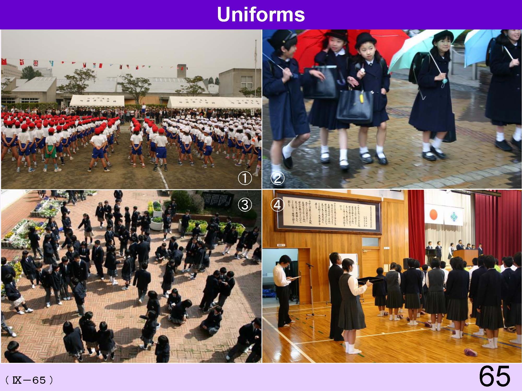 IX Japanese School life and Culture