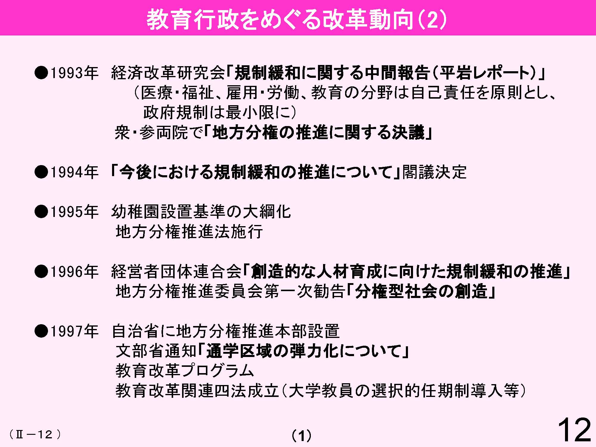 Ⅱ　日本の教育行財政