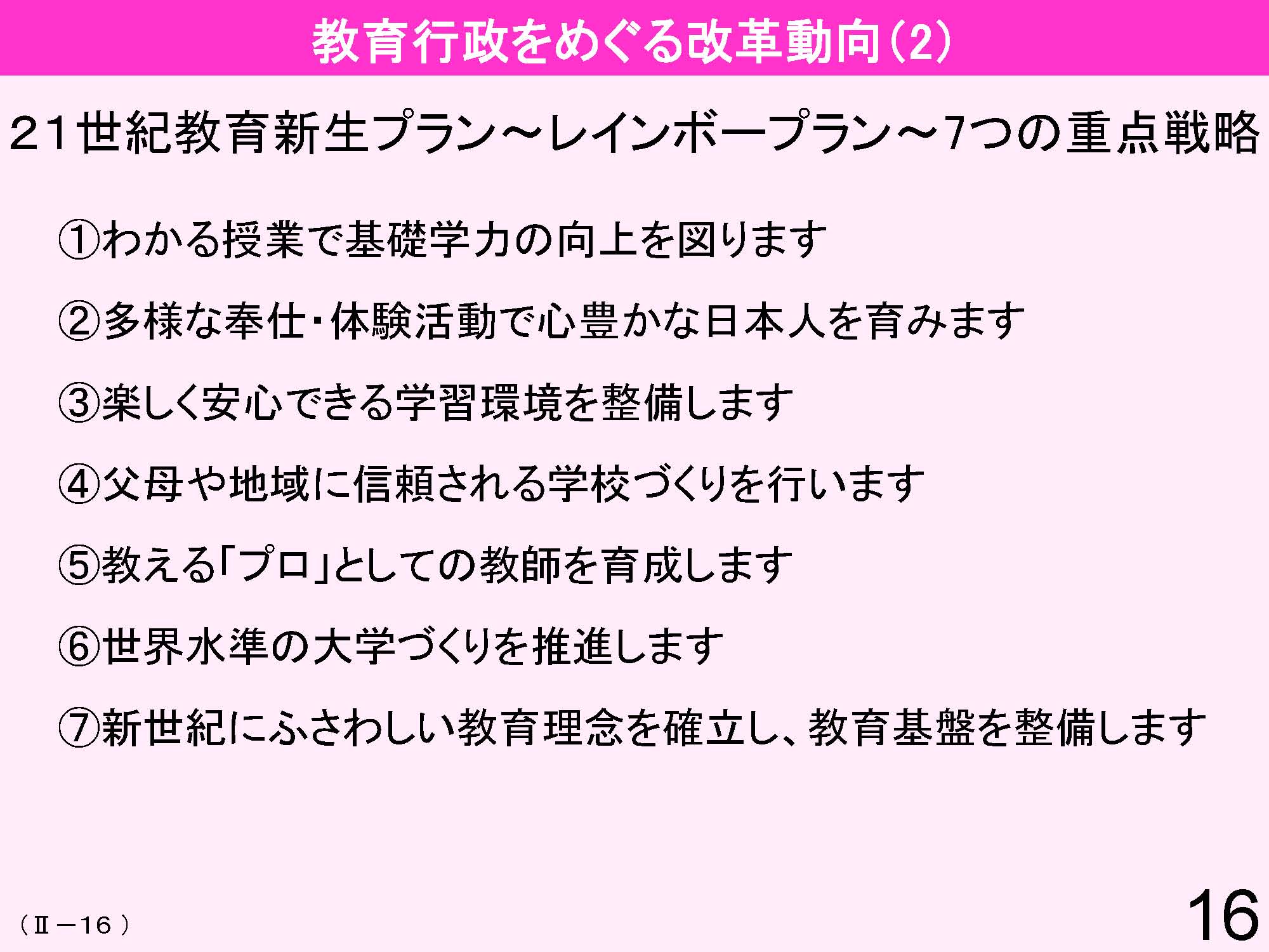 Ⅱ　日本の教育行財政