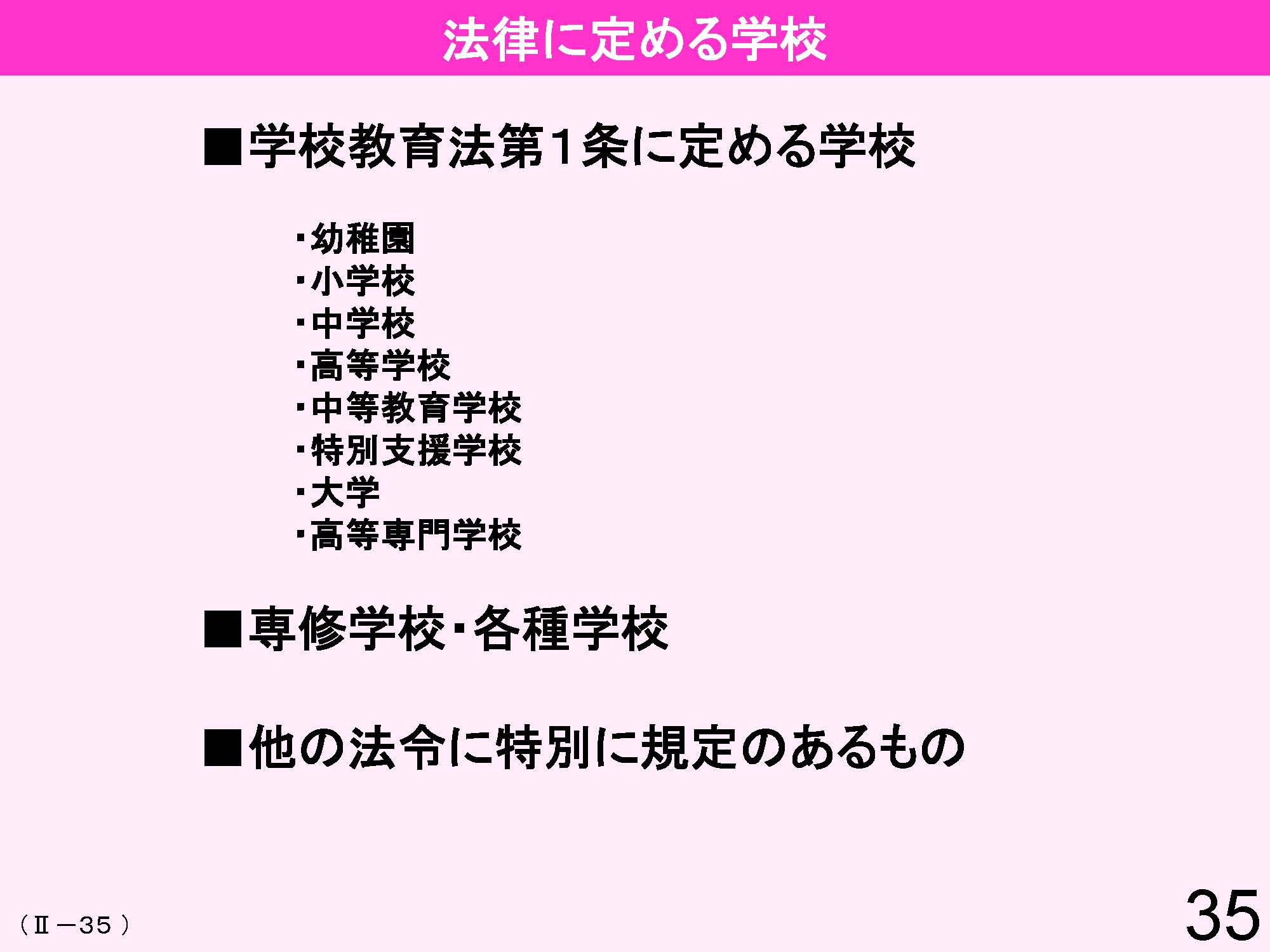 Ⅱ　日本の教育行財政