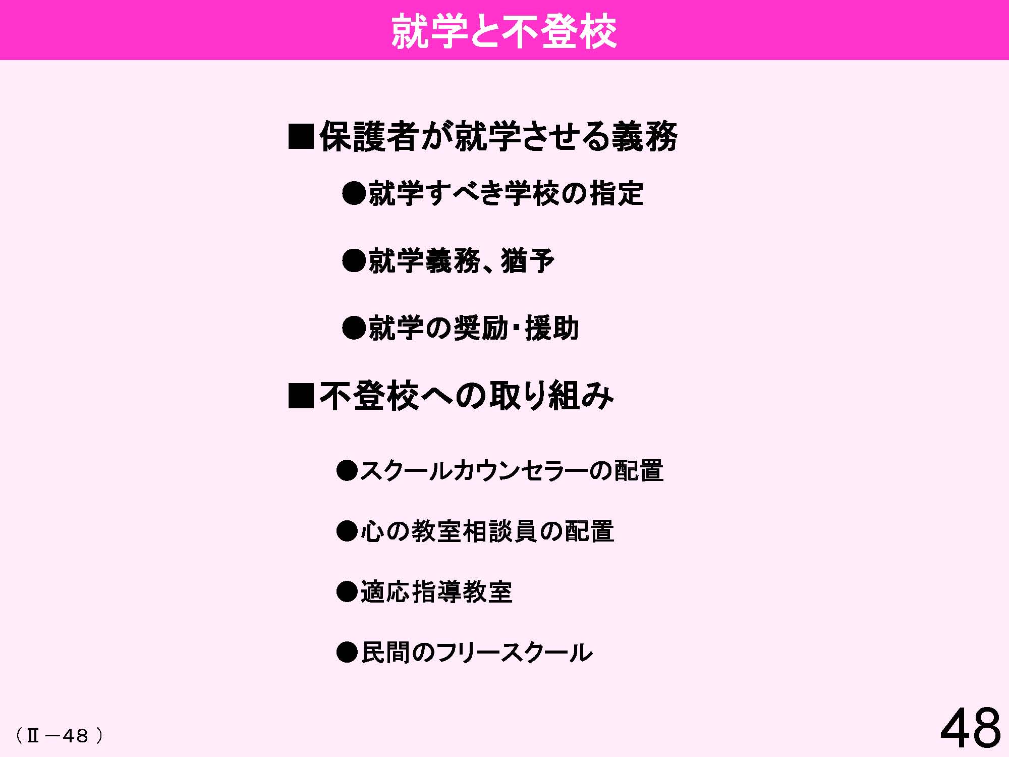 Ⅱ　日本の教育行財政