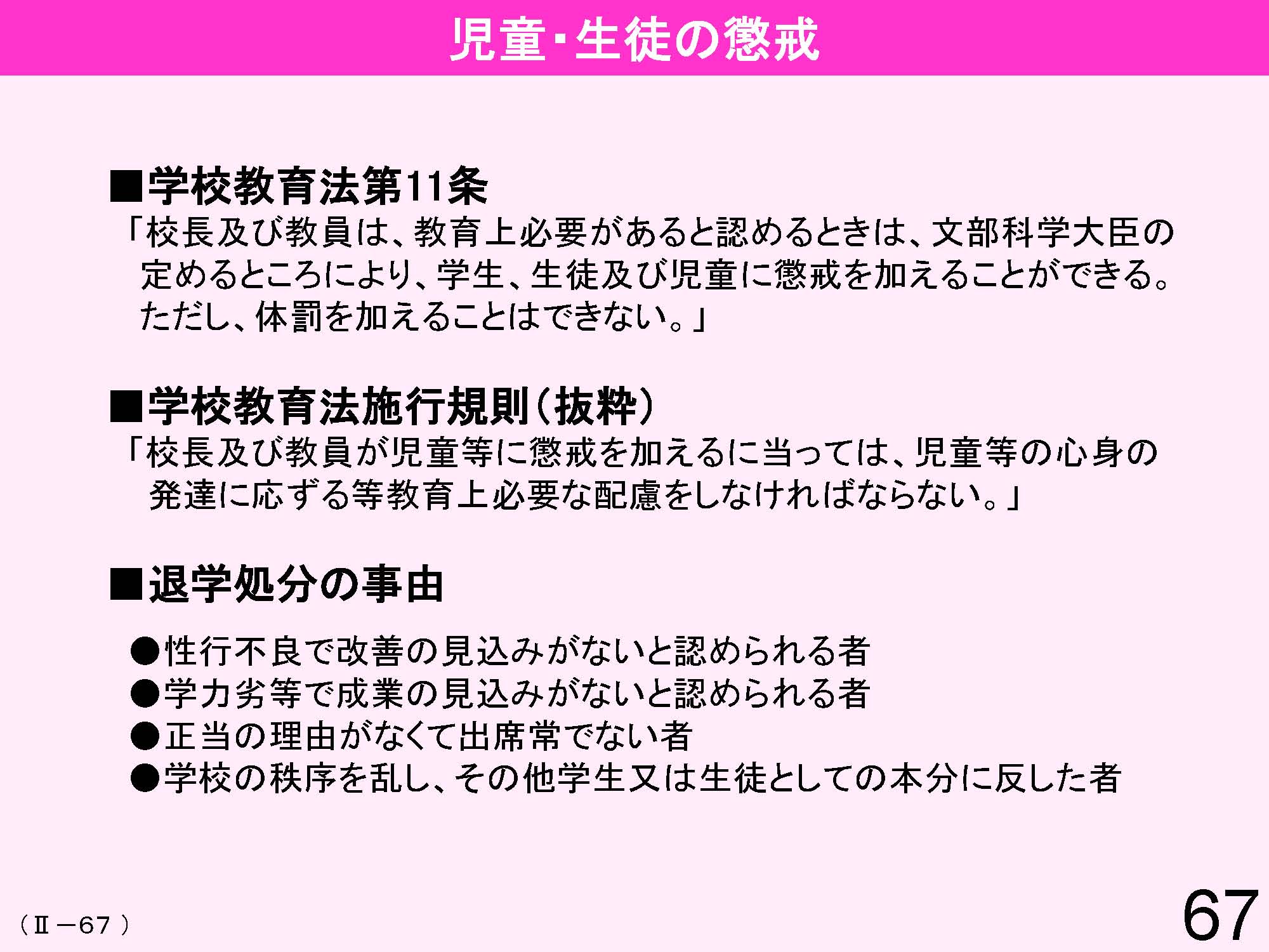 Ⅱ　日本の教育行財政