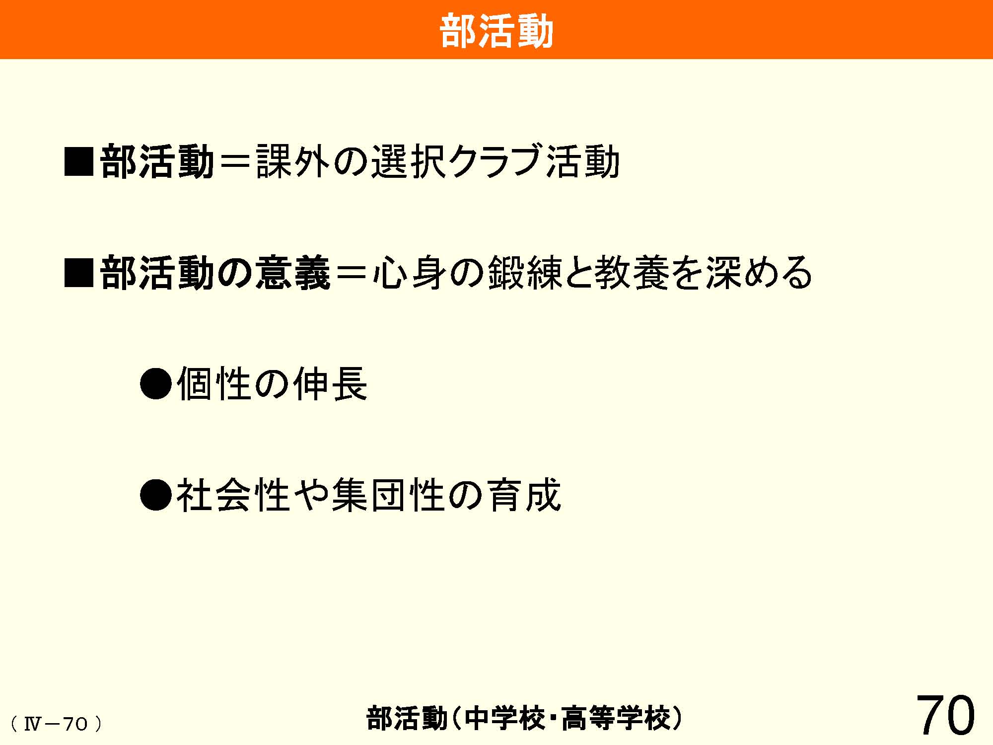 Ⅳ　教育課程の編成と実施